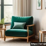 정보 다이어트법을 위한 독서 습관 - A cozy, modern reading nook in a bright, sunlit corner of a living room featuring a comfortable armc...