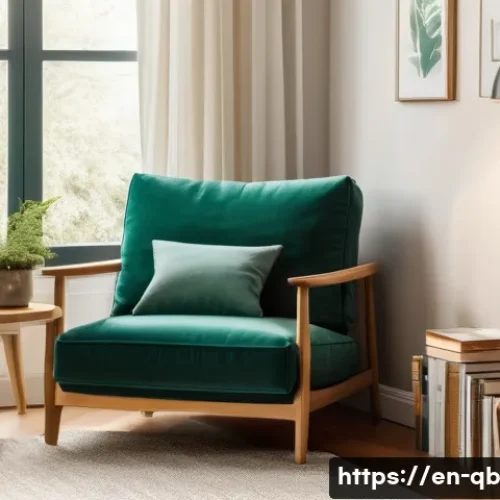정보 다이어트법을 위한 독서 습관 - A cozy, modern reading nook in a bright, sunlit corner of a living room featuring a comfortable armc...